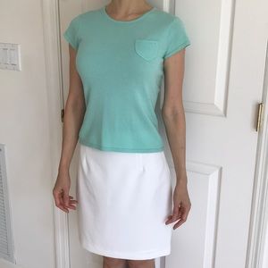 Mint green cashmere